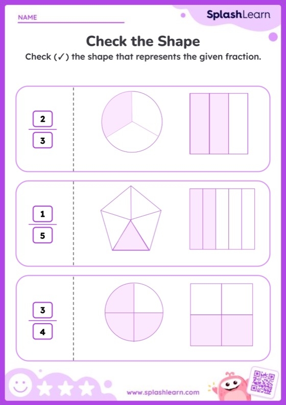 Blank models worksheet for fractions and decimals exercises in fourth grade typing category