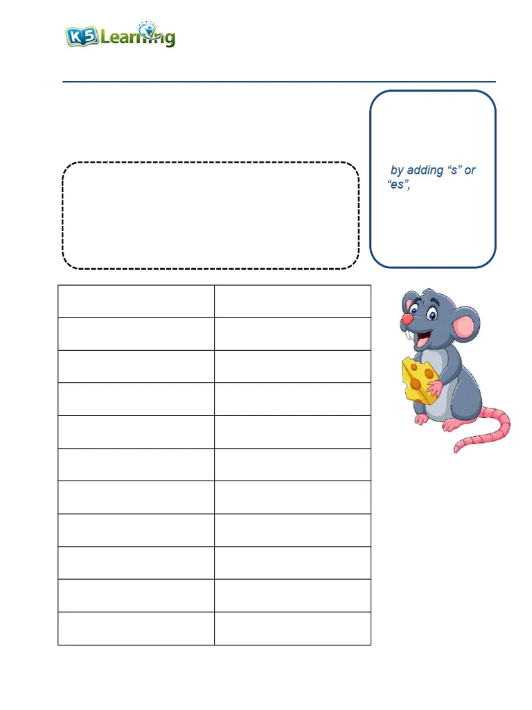 Second grade students working on an End of Year Irregular Plural Nouns Check-in worksheet