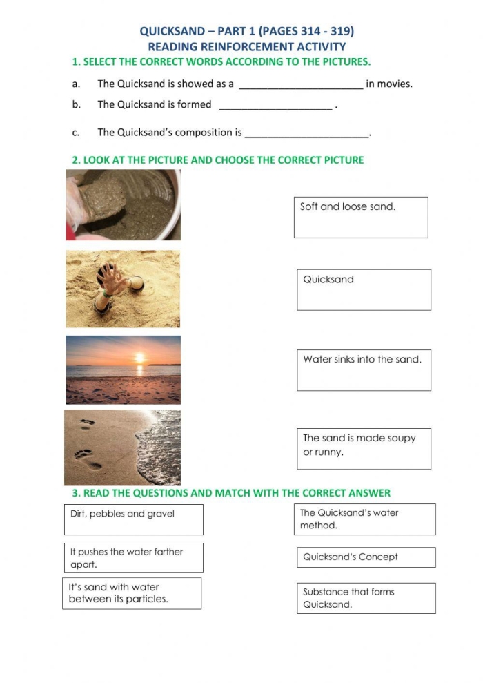 Past Tense Quicksand worksheet with a fun island twist for grade 4 learners, image 21 Fourth grade worksheet featuring an island adventure theme for practicing past tense verbs