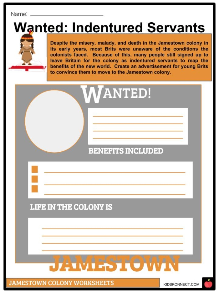 Explore Jamestown Colony facts with this engaging third grade reading worksheet image 9 Jamestown Colony worksheet for third grade reading about the first English settlement in America