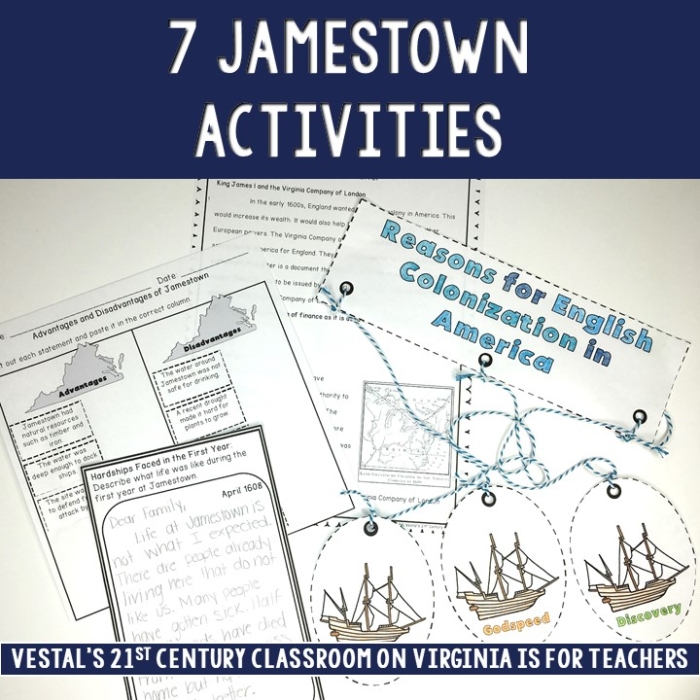 Explore Jamestown Colony with this engaging worksheet for third graders, image 25 Third grade Jamestown Colony worksheet featuring historical facts and activities