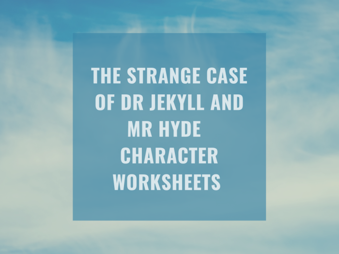 Fifth grade students working on The Strange Case of Dr. Jekyll and Mr. Hyde grammar worksheet with reading and writing tasks