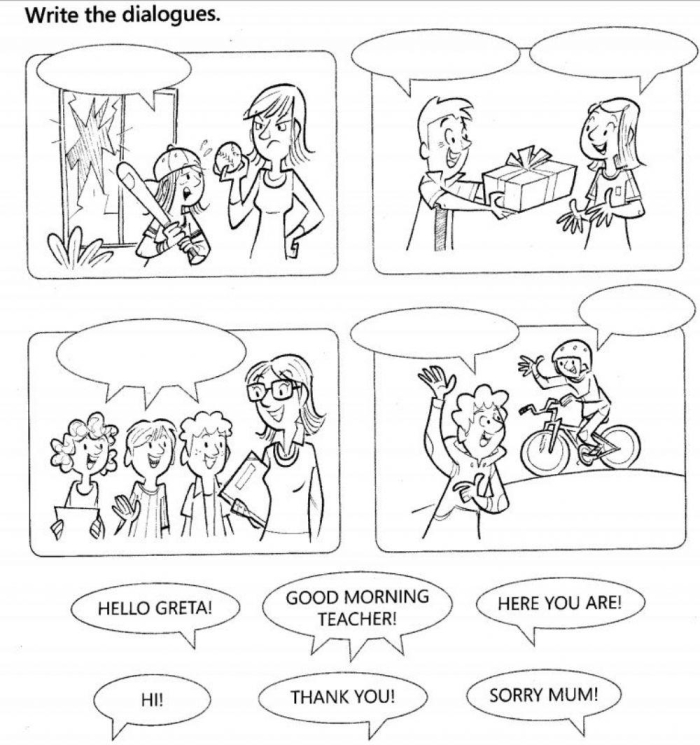 How to Use Kind Words worksheet for teaching effective communication skills Worksheet illustrating the concept of using kind words in second grade interactions