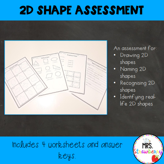Name That Shape 2D Shape Assessment activity for early learners image 17 Kindergarten students identifying and naming basic 2D shapes like circles squares triangles and rectangles on a geometry assessment worksheet