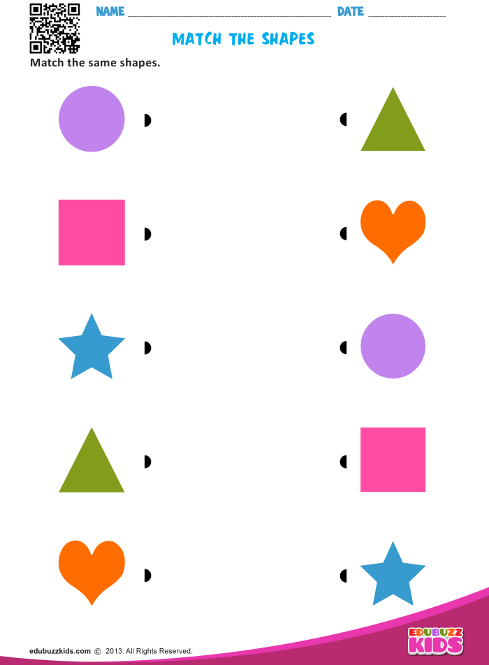 Engaging Shape Matching Fun worksheet for young learners practicing geometry concepts in grade K Kindergarten worksheet featuring 3-D shape matching and coloring activities with cubes, cones, spheres, and prisms