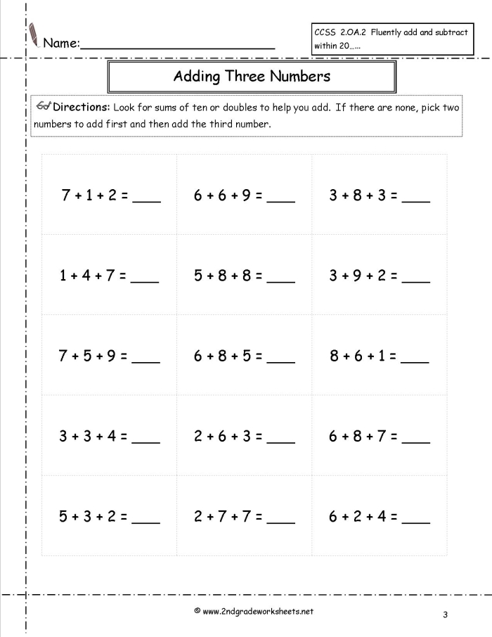 Fun and engaging Add Three Numbers worksheet for young learners number 17 Kindergarten student solving an Add Three Numbers worksheet with colorful counters