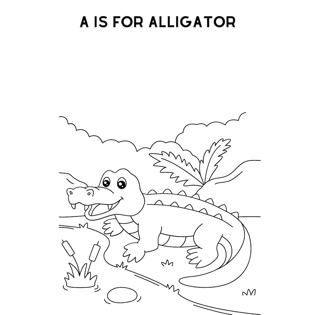 My Animal Alphabet Chart worksheet for Kindergarten students Colorful worksheet for kids to design their personal animal alphabet chart