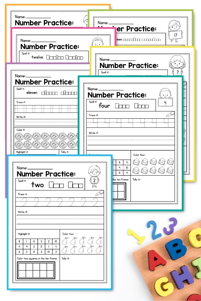 Building Number Sense: Carnival Game Missing Numbers Activity for Early Learners Kindergarten student completing a carnival-themed number sense worksheet with missing numbers from 500 to 510