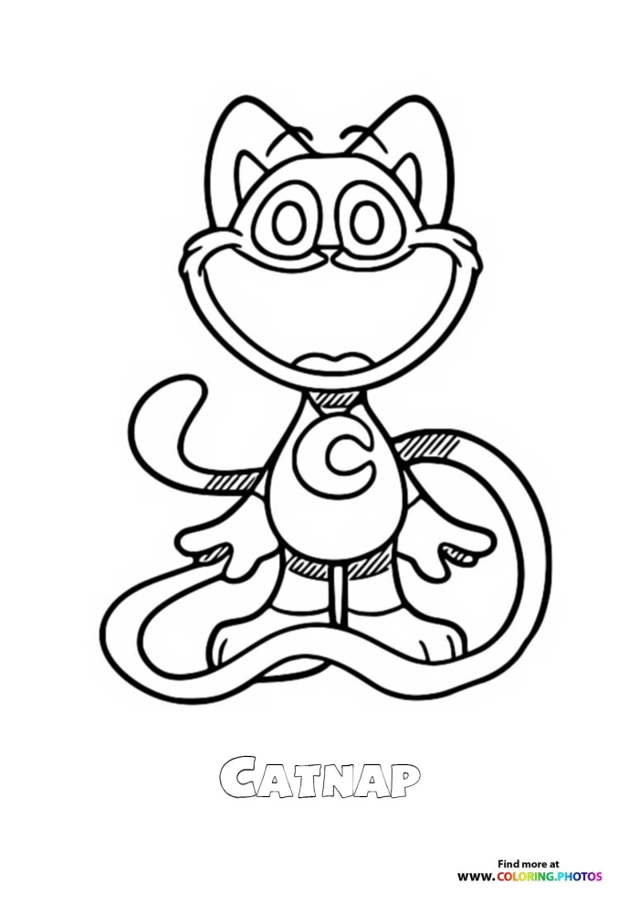 Color by Number Cat Nap worksheet for young learners to practice counting and coloring Kindergarten worksheet featuring a color-by-number activity with a sleeping cat theme