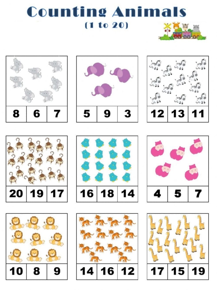 Double digit number recognition activity with fun creepy animals for young learners Kindergarten phonics worksheet featuring colorful creepy crawlies for counting practice