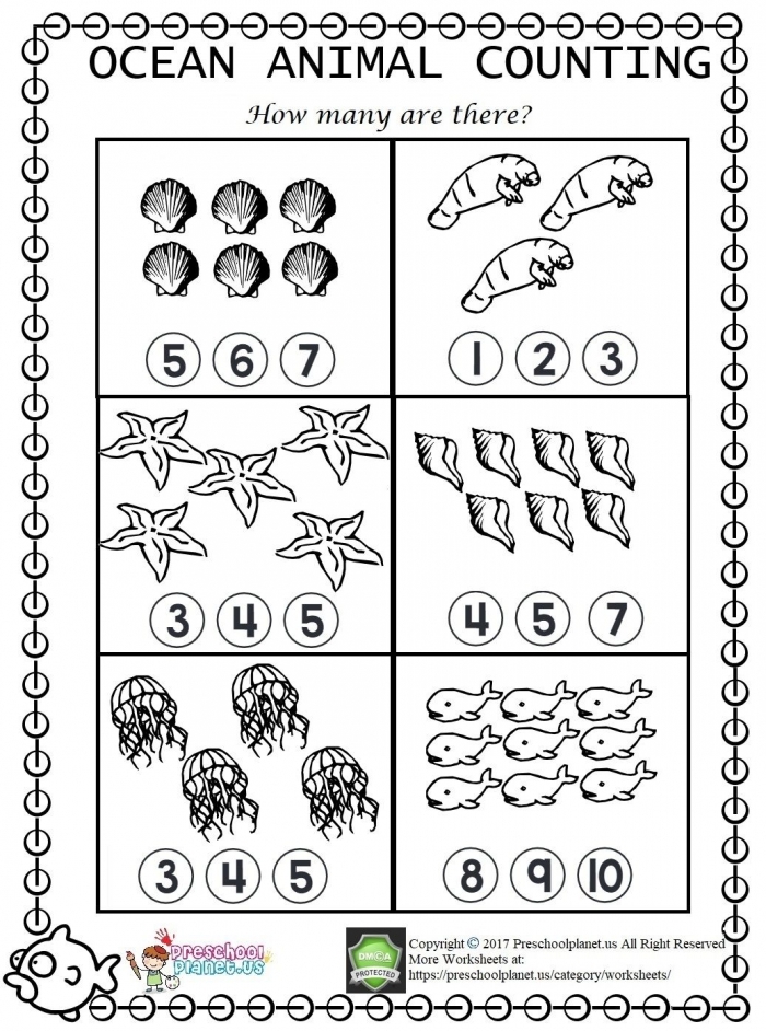 Double digit number recognition with a fun creature counting activity for young learners Kindergarten worksheet featuring colorful creepy crawlies for counting practice