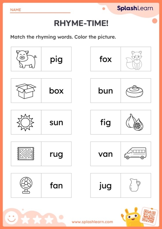 Time to Rhyme: Engaging Dress-Up Rhymes Worksheet for Young Readers Colorful worksheet featuring a dress-up theme for kindergarten rhyming practice