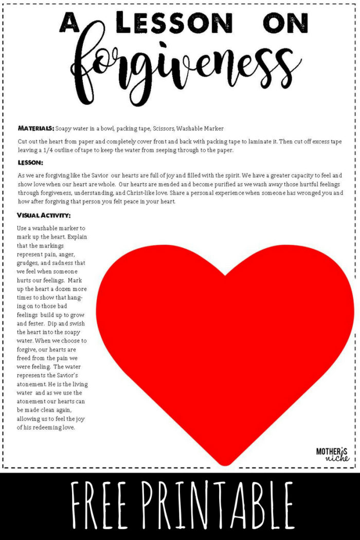 Supportive hand illustration from the Forgiveness Fingers worksheet for young learners to practice kindness and forgiveness Kindergarten Forgiveness Fingers worksheet showing a hand with supportive words on each finger to teach forgiveness