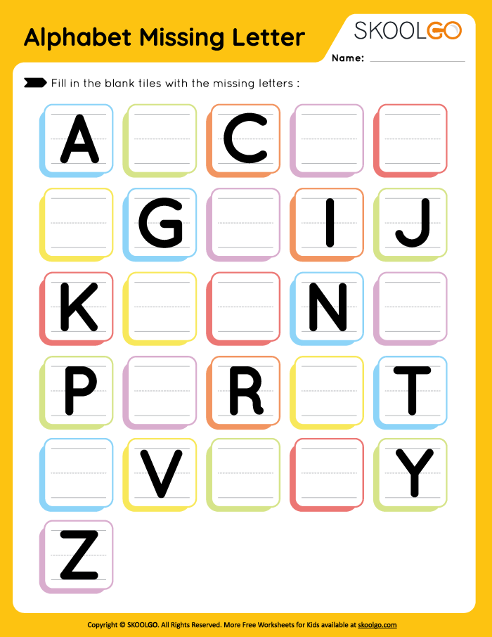 Interactive spelling activity for finding missing letters in toy names worksheet 16 Kindergarten worksheet where children add the first letter to toy names to complete words