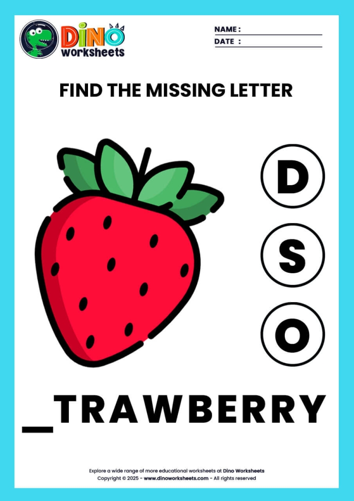 Find Missing Letters activity for young learners with playful toy names 24 Kindergarten worksheet with toys missing first letters for spelling practice