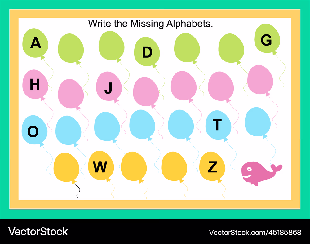 Spelling practice worksheet for young learners completing missing letters in toy names Kindergarten worksheet showing toys with missing first letters to fill in