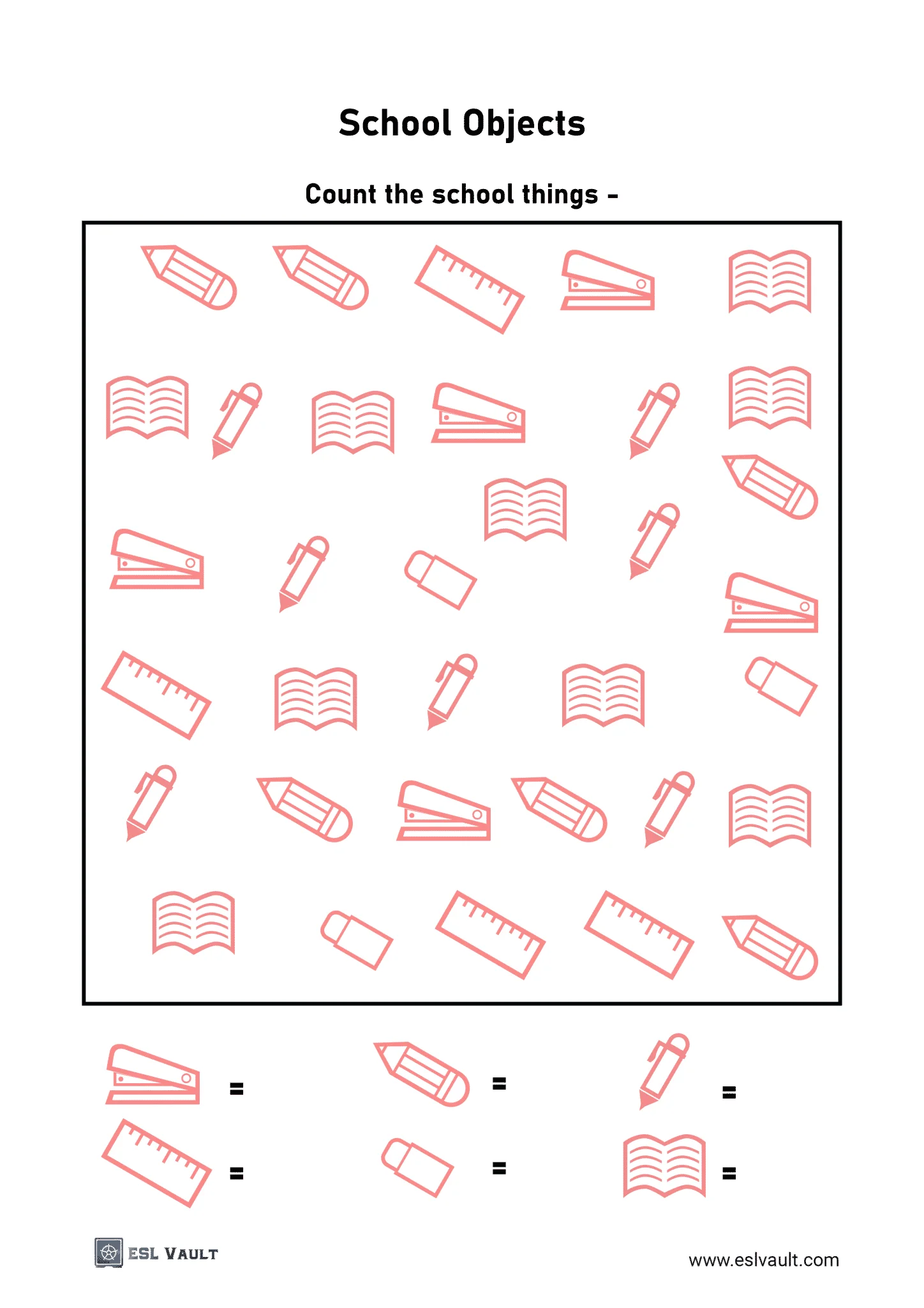 Counting and ordering numbers 1 through 10 hands-on activity for young learners, image 19 Kindergarten worksheet featuring counting manipulatives from 1 to 10 with pictures to match numbers