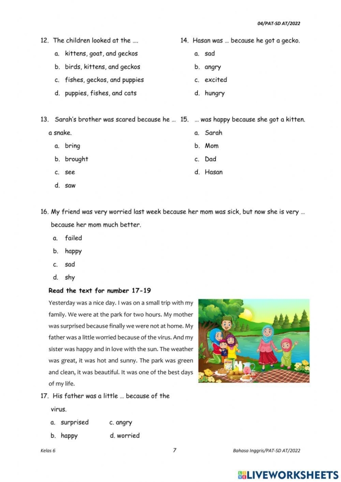 Kindergarten student practicing writing their full name on an end of year assessment worksheet