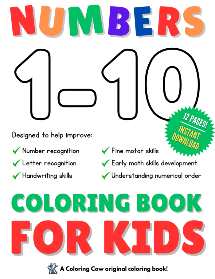 Kindergarten worksheet with 20 teacups to color and count for number recognition
