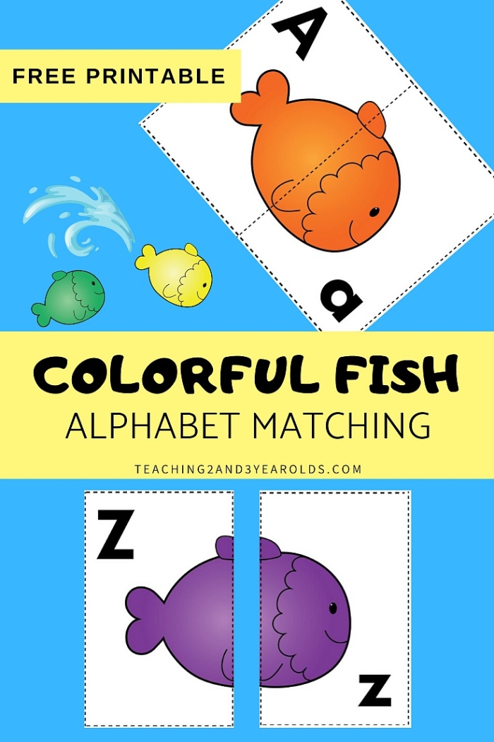 Fun Finish the Fish Alphabet activity for practicing lowercase letters in a sea-themed setting Kindergarten worksheet featuring ocean fish with missing lowercase letters to complete the alphabet