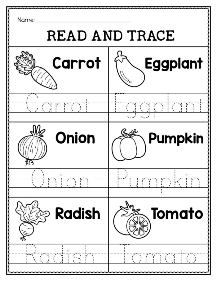 Short A word reading and writing activity for young learners, worksheet image 7 Kindergarten phonics worksheet featuring short A words for reading and tracing practice