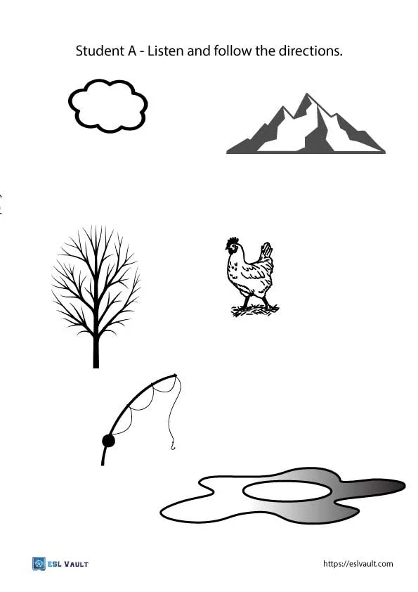 Worksheet 5 featuring engaging drawing prepositions exercises for early reading skills Kindergarten children practicing prepositions with fun drawing activities from the worksheet