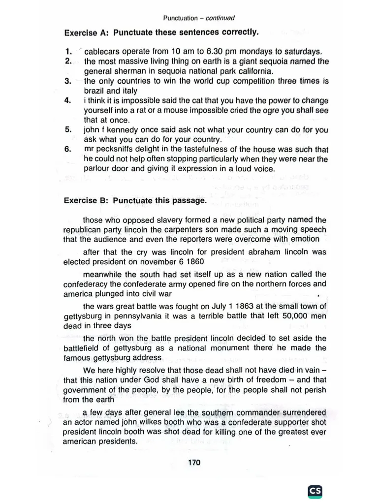 Worksheet for assessing punctuation skills in young learners with a geography theme Kindergarten geography worksheet focusing on correct end punctuation in sentences