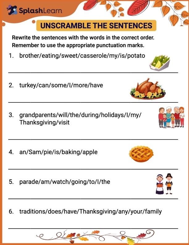 Kindergarten Fix it Up worksheet focusing on reading skills with colorful illustrations