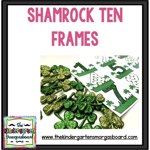 Shamrock Counting Practice for Early Learners - Geometry Worksheet 9 Kindergarten students counting shamrock shapes in a St. Patrick's Day themed geometry worksheet activity