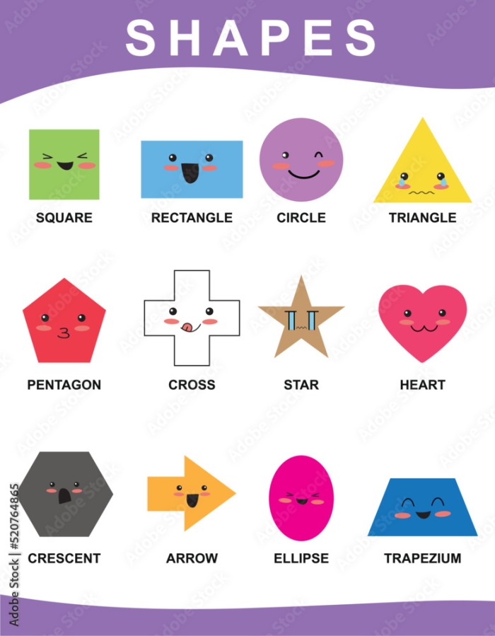 Engaging shape challenge for early geometry skills development in young learners Colorful Basic Shapes worksheet for kindergarten students to color and count
