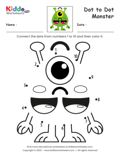Connect the dots to reveal a shark in this fun grammar and mechanics activity sheet number 9 Kindergarten Shark Dot to Dot worksheet for counting and drawing practice with an undersea theme