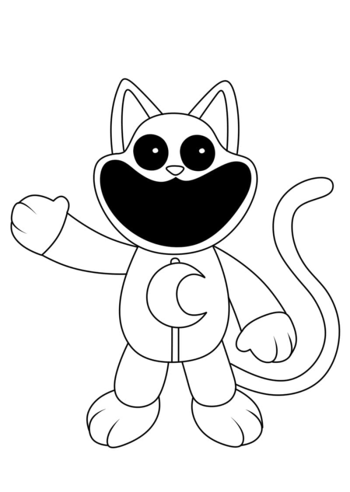 Cat Nap Color by Number Activity for Young Learners - Image 8 Kindergarten color-by-number worksheet featuring a sleeping cat for counting practice