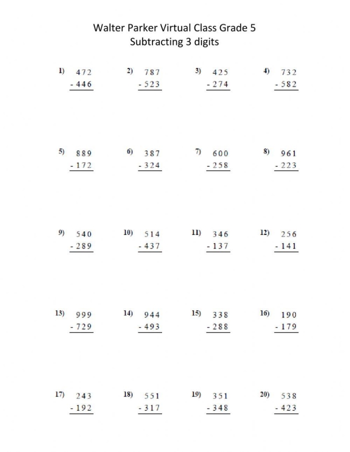 Worksheet featuring animal subtraction problems where children cross off six animals. Subtract Six Worksheet for Kindergarten: Animal Picture Problems 4