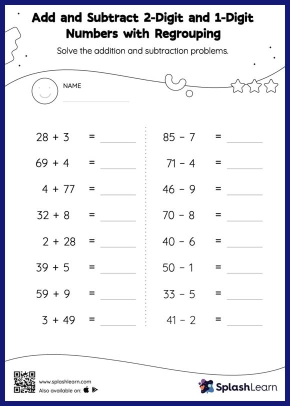 Worksheet for practicing subtraction by six with animal pictures for kindergarten students