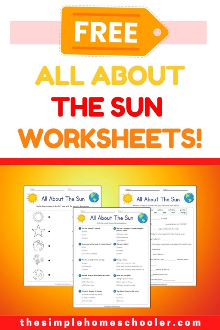 Learn About the Sun worksheet for young learners focusing on sun facts and coloring fun Kindergarten worksheet showing a bright sun to color while learning about the sun’s role