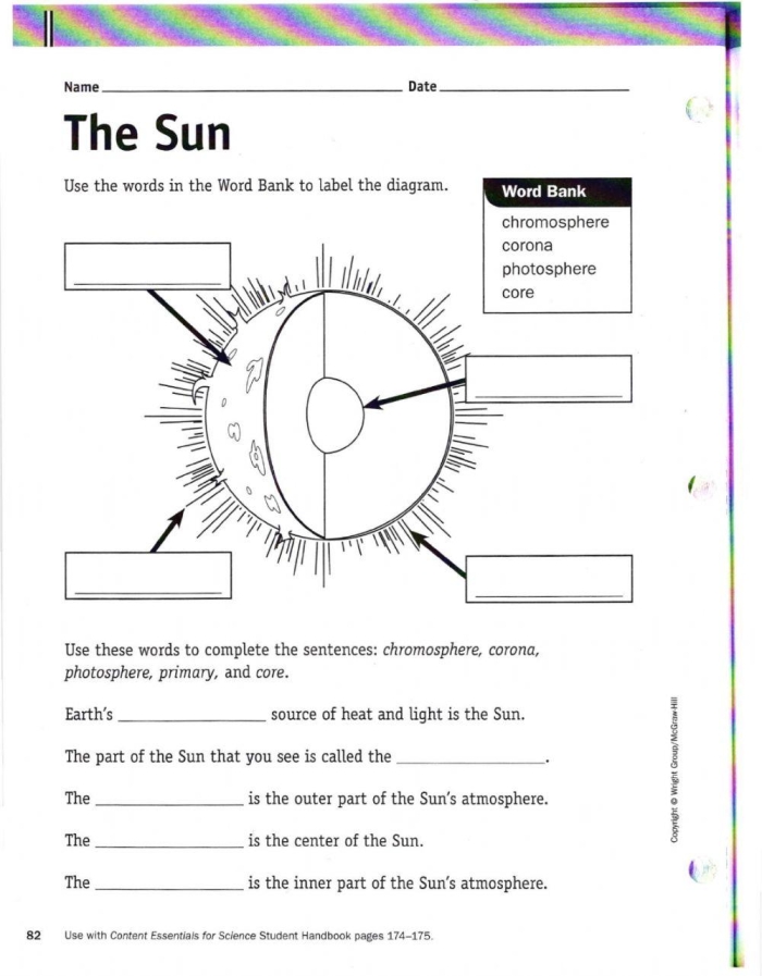 Colorful Learn About the Sun! activity sheet designed for young learners to explore the sun’s importance, image 14 Kindergarten worksheet featuring a bright sun for kids to color while learning about the sun’s role