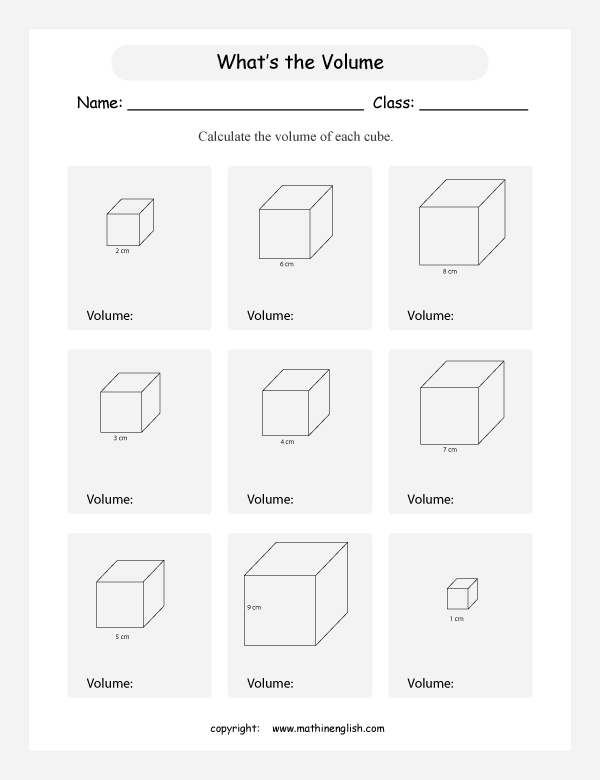 Printable Estimating Volume worksheet for young learners in physical science Kindergarten worksheet for estimating the volume of various containers