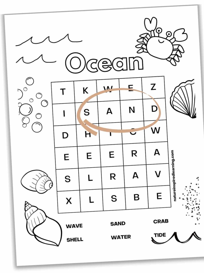 Engaging Easy Word Search: F, G, H worksheet for early readers and writers Colorful word search worksheet featuring letters F, G, and H for kindergarten students