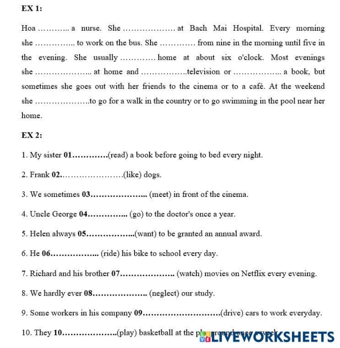 Worksheet illustrating the use of "la" and "el" in Spanish language learning for fourth graders