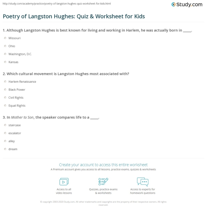 Subtraction worksheet for Fourth Grade Children engaging with the Historical Heroes worksheet about Langston Hughes, focusing on subtraction skills. Educational resource for fourth graders featuring the life and work of Langston Hughes.