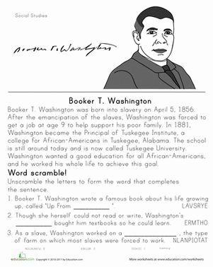 Subtraction worksheet for Fourth Grade Children engaging with the Historical Heroes worksheet focused on Langston Hughes and subtraction. Educational activity centered around the life and works of poet Langston Hughes for fourth graders.
