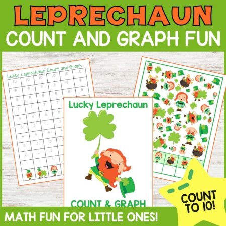 Leprechaun Coin Toss worksheet for first graders to enjoy this St. Patrick's Day