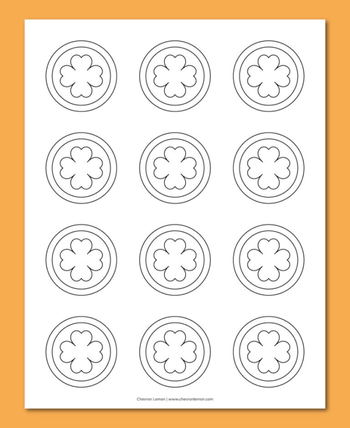 Leprechaun Coin Toss worksheet for first graders featuring a fun penny toss game