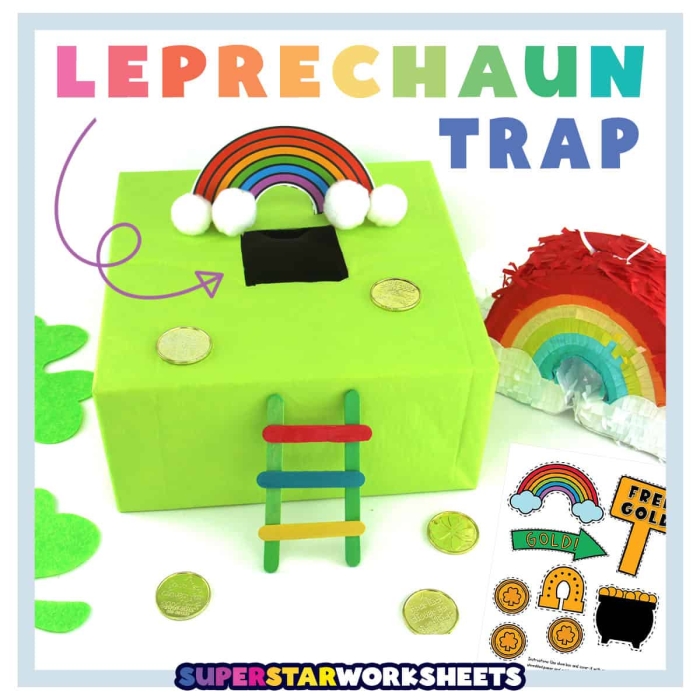 Fun St. Patrick's Day word search to enhance vocabulary skills Leprechaun-themed word search worksheet for first graders focusing on decimals