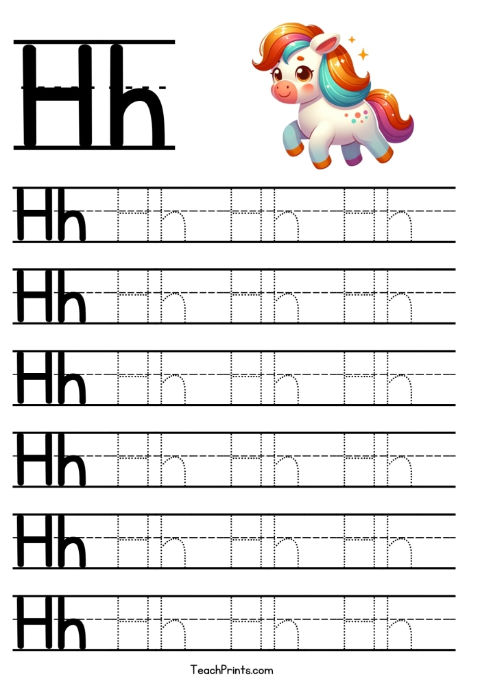 Get Ready for Reading worksheet 12 focused on the letter H and subtraction skills Preschool subtraction worksheet featuring the letter H for early reading practice