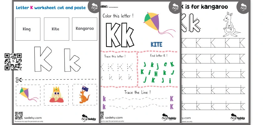 Engaging letter K activities for young learners in Earth and Space Science, page 12 Preschool worksheet focused on the letter K with fun handwriting and coloring tasks