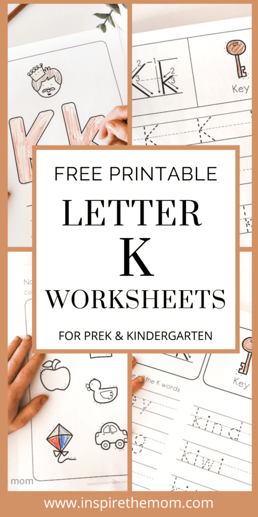 Engaging letter K practice sheet for young learners in Earth and Space Science 14 Preschool worksheet featuring the letter K with activities for handwriting and coloring