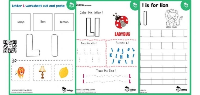 L Is For... Place Value worksheet designed for fun learning in Pre-K classroom activities Preschool worksheet featuring the letter L with coloring activities to teach letter sounds and alphabet skills