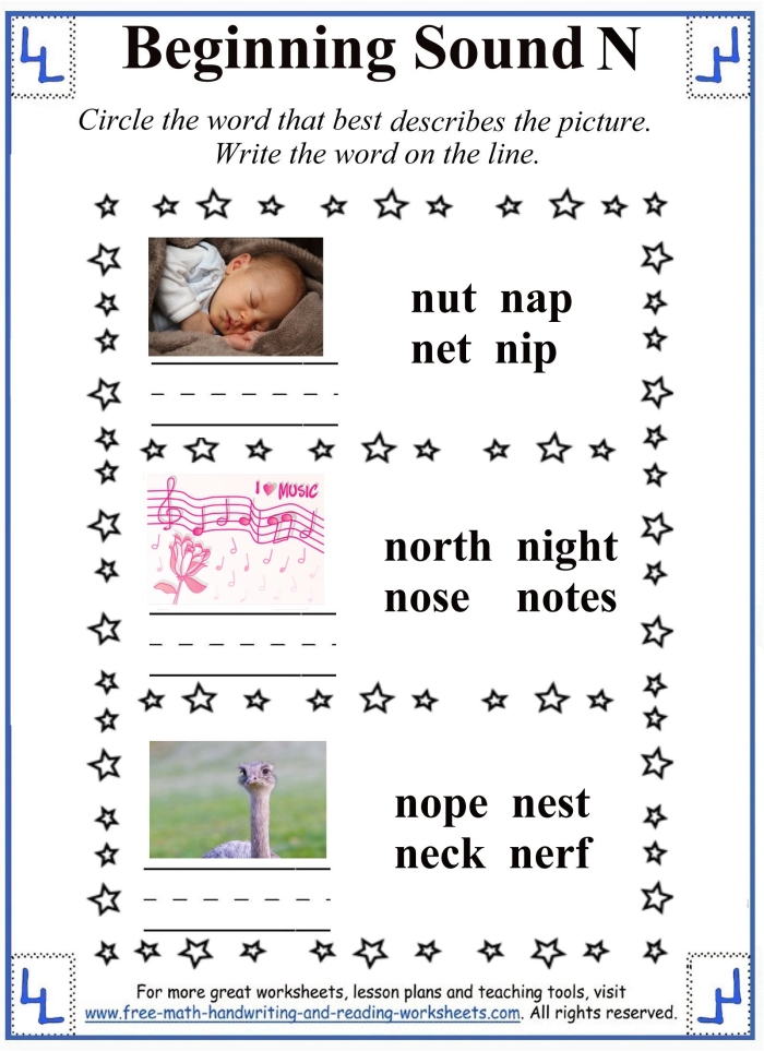 Engaging alphabet worksheet for young learners featuring letter N fun and coloring exercises Preschool worksheet focused on the letter N with coloring activities and letter sounds practice