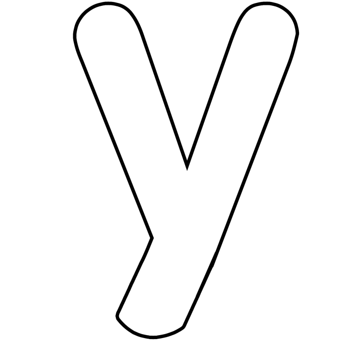 Preschool worksheet featuring the letter Y with coloring activities for early learners